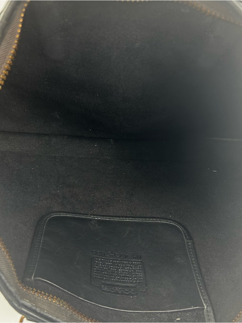 Vintage Coach Classic Black Leather Briefcase - Women’s Professional Work Bag - Picture 9 of 14